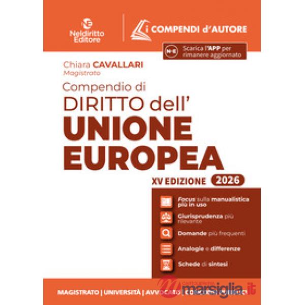 Compendio di diritto dell'Unione Europea 2026