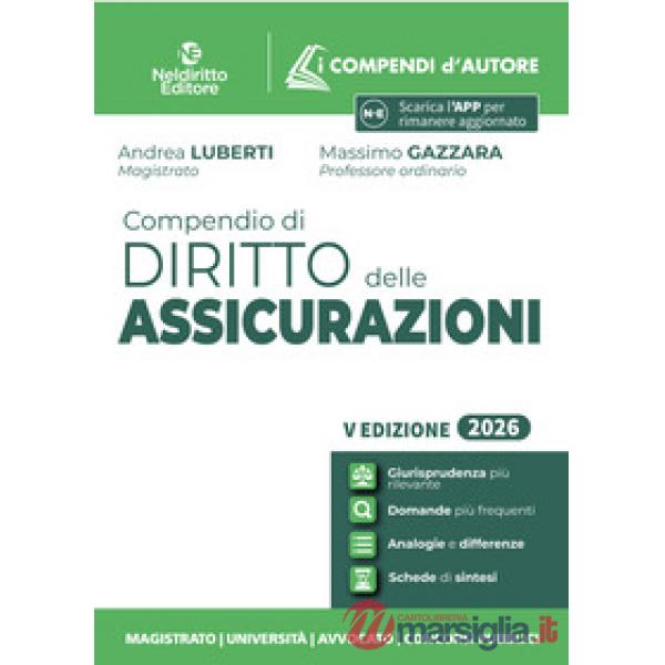 Compendio di diritto delle assicurazioni 2026