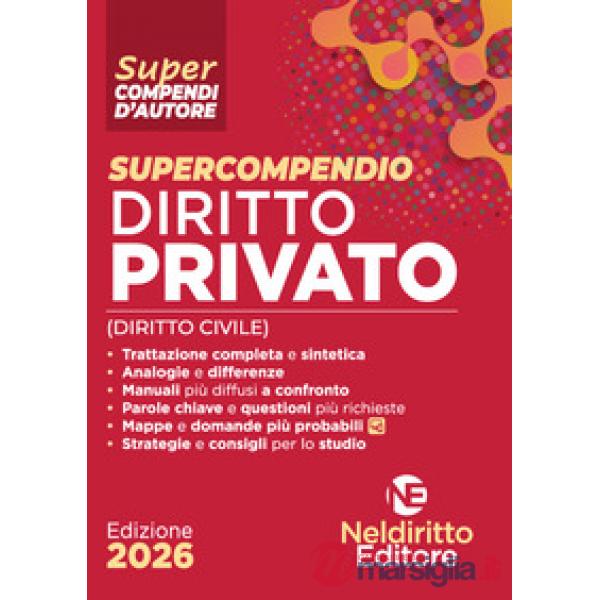 Supercompendio di diritto privato (civile) 2026