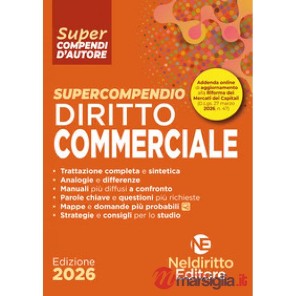 Supercompendio di diritto commerciale 2026