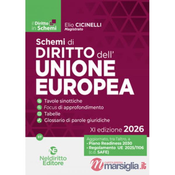 Schemi di diritto dell'Unione Europea 2026