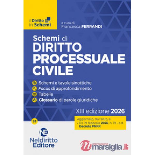 Schemi di procedura civile 2026