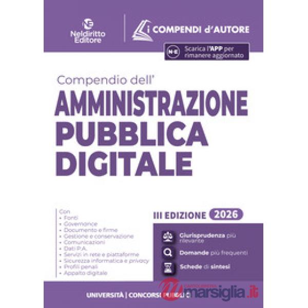 Compendio dell'Amministrazione pubblica digitale 2026