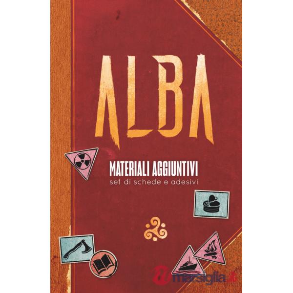 Alba. Materiali aggiuntivi: set di schede e adesivi. Accessorio per Alba in Italiano