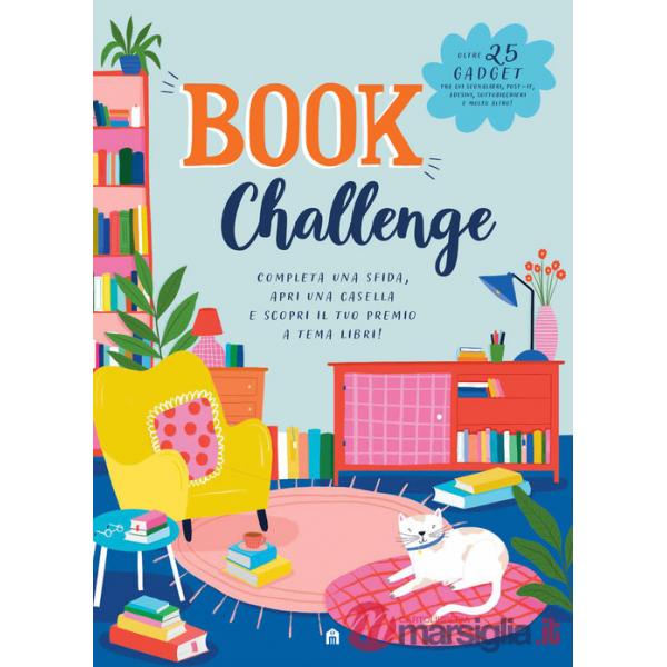 Book challenge. Completa una sfida, apri una casella e scopri il tuo premio a tema libri!