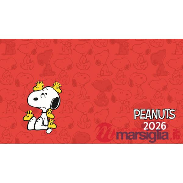 Peanuts. Agenda orizzontale 2026