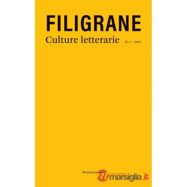 Filigrane. Culture letterarie (2021). Vol. 1: Città e confini