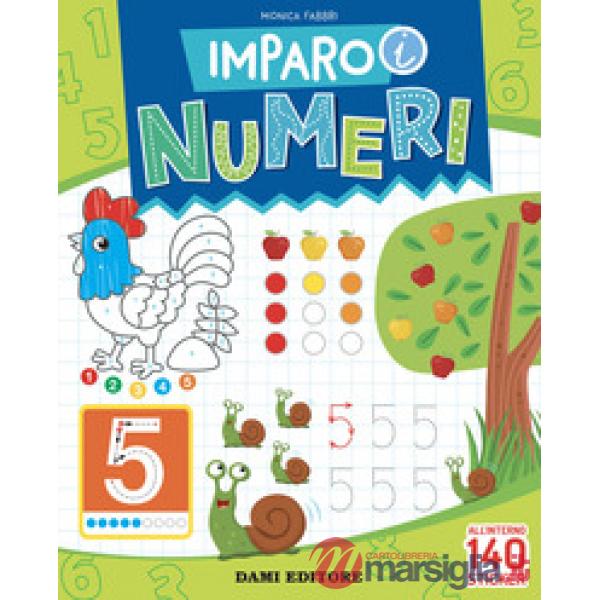 Imparo i numeri. Con adesivi. Ediz. a colori
