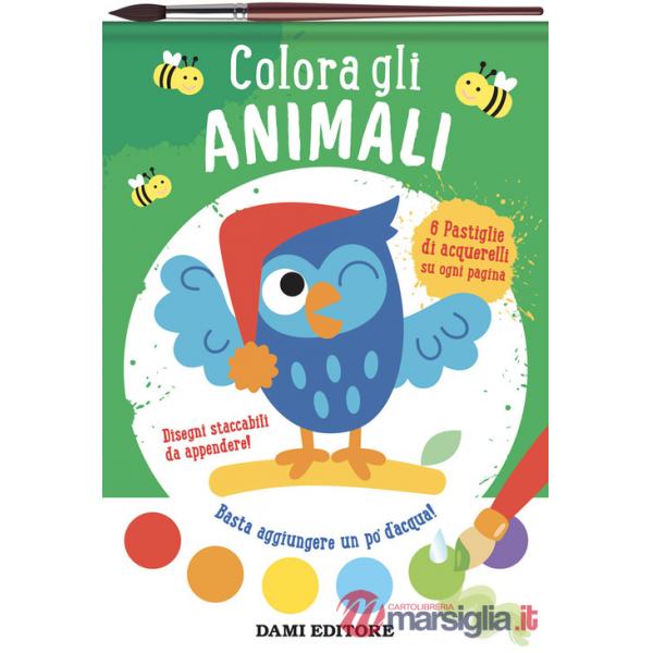 Colora gli animali. Colori magici. Ediz. illustrata. Con pennello