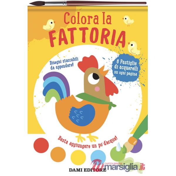 Colora la fattoria. Colori magici. Ediz. illustrata. Con pennello
