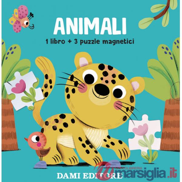 Animali. Libri con puzzle magnetici. Ediz. a colori. Con 3 puzzle