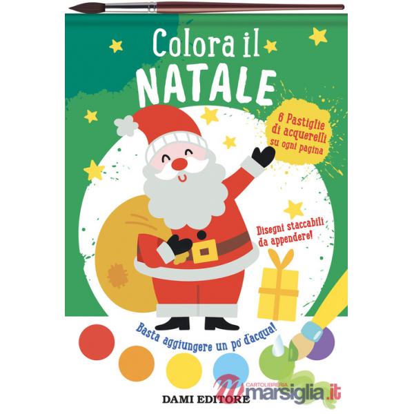 Colora il Natale. Colori magici. Ediz. a colori. Con pennello e acquerelli