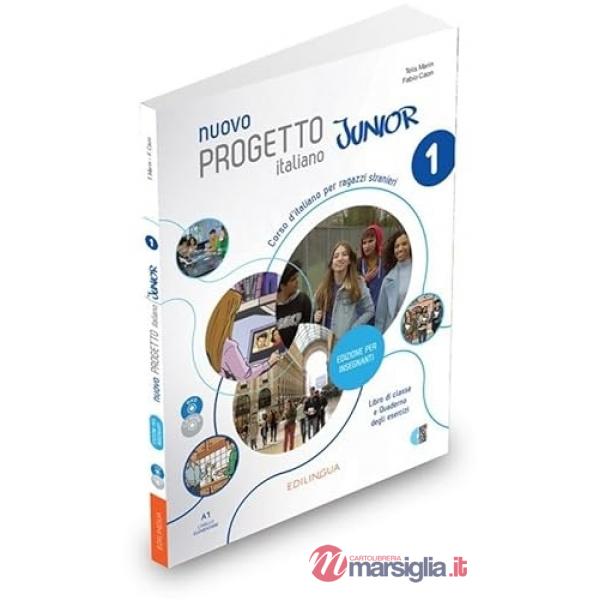 Nuovo progetto italiano. Junior 1. Libro di classe e quaderno degli esercizi. Corso d'italiano per ragazzi stranieri. Livello el