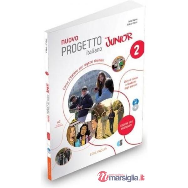 Nuovo progetto italiano. Junior 2. Libro di classe per insegnanti. Corso d'italiano per ragazzi stranieri. Livello elementare (A
