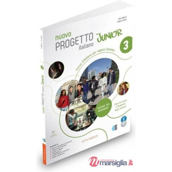 Nuovo Progetto italiano Junior. B1. Libro di classe e quaderno degli esercizi. Corso d'italiano per ragazzi stranieri