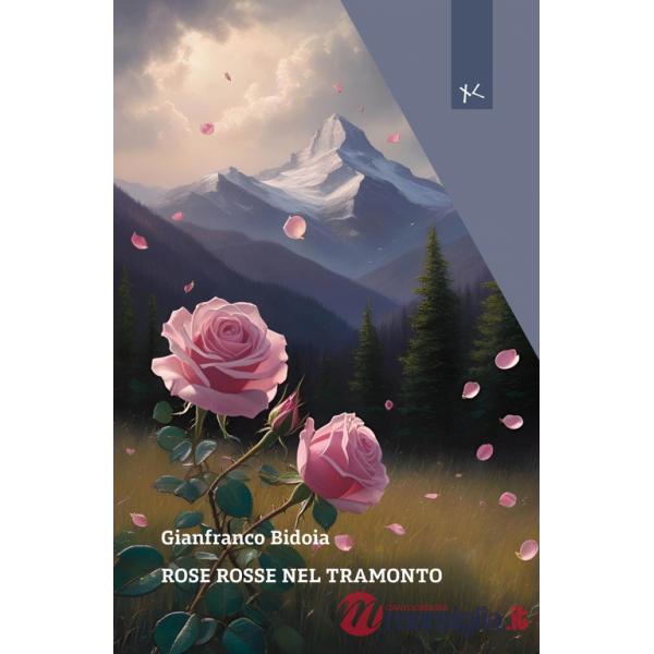 Rose rosse nel tramonto