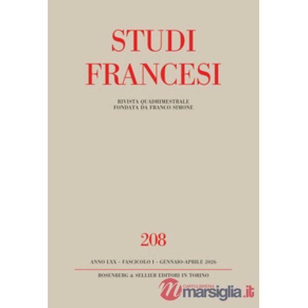 Studi francesi (2026). Vol. 208