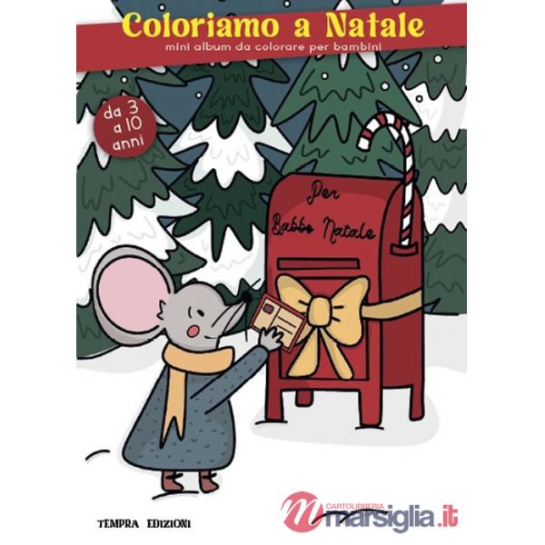 Coloriamo a Natale. Mini album da colorare per bambini. Ediz. illustrata