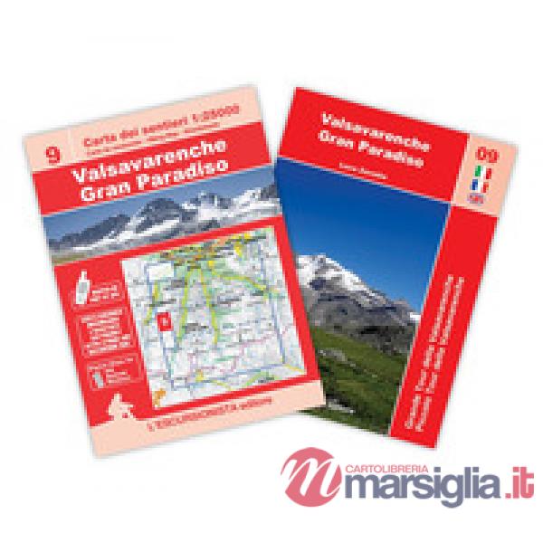 Valsavarenche Gran Paradiso. Carta dei sentieri 1:25000. Guida del Grande Tour della Valsavarenche e del Piccolo Tour della Vals