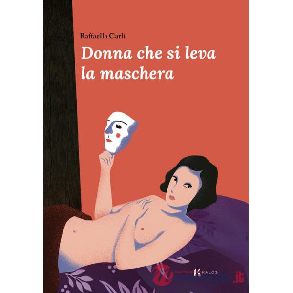 Donna che si leva la maschera