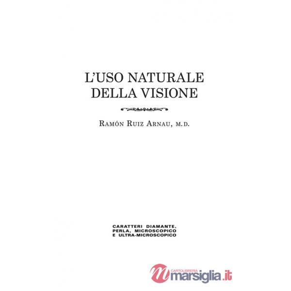 Uso naturale della visione, in caratteri «diamante», «perla», «microscopico» e «ultra-microscopico»?. Edizione in caratteri diam