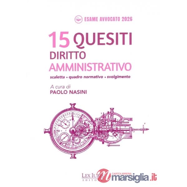 15 Quesiti Diritto Amministrativo