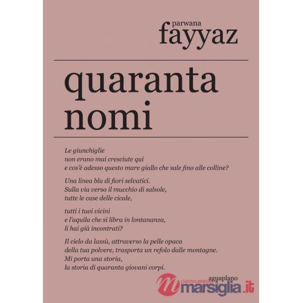 Quaranta nomi. Testo inglese a fronte