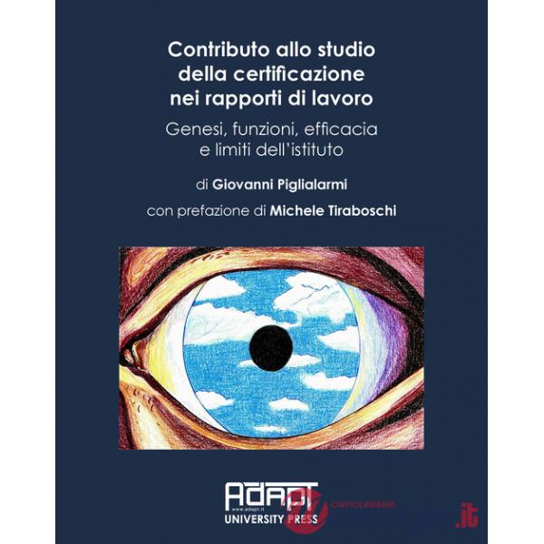 Contributo allo studio della certificazione nei rapporti di lavoro. Genesi, funzioni, efficacia e limiti dell'istituto