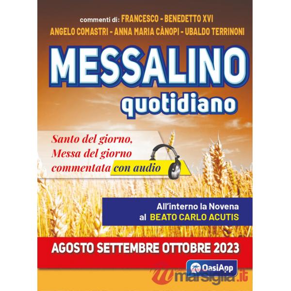 Messalino quotidiano (agosto-settembre-ottobre 2023). Con Audio