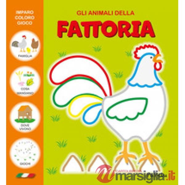 Gli animali della fattoria. Imparo coloro gioco