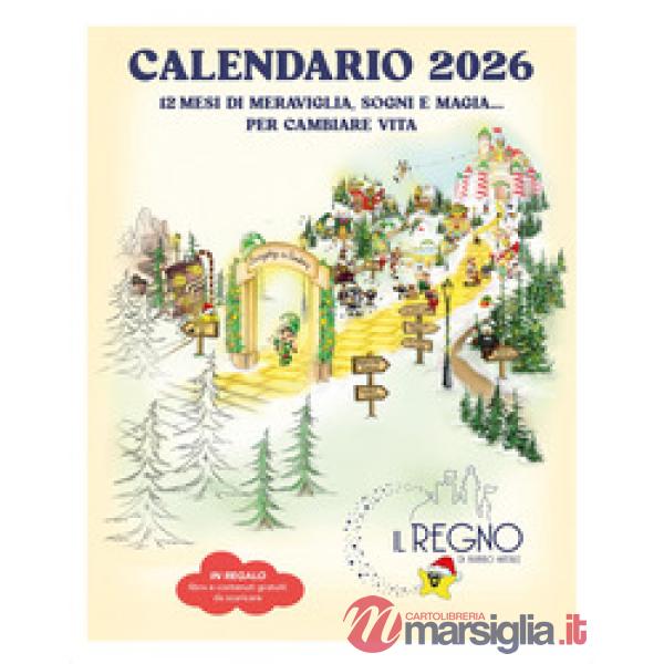 Calendario medio il regno di Babbo natale