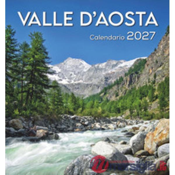 Calendario 2027 Valle d'Aosta 30x30