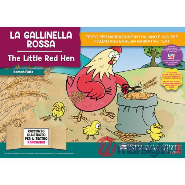 Gallinella rossa. Storia kamishibai. Ediz. italiana e inglese. Con QR code per traduzioni (FR/DE/ES) e materiali didattici stamp