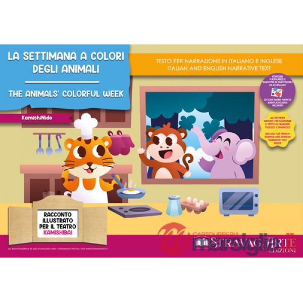 Settimana a colori degli animali. Storia kamishibai. Ediz. italiana e inglese. Con QR code per traduzioni (FR/DE/ES) e materiali
