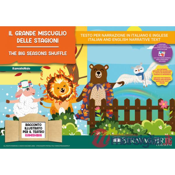 Grande miscuglio delle stagioni. Storia kamishibai. Ediz. italiana e inglese. Con burattini di cartoncino. Con flashcards. Con m