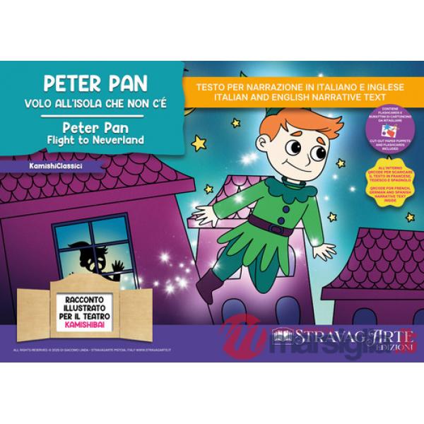 Peter Pan, volo all'Isola che non c'è. Storia kamishibai. Con Flashcards. Con QR Code. Con burattini da ritagliare