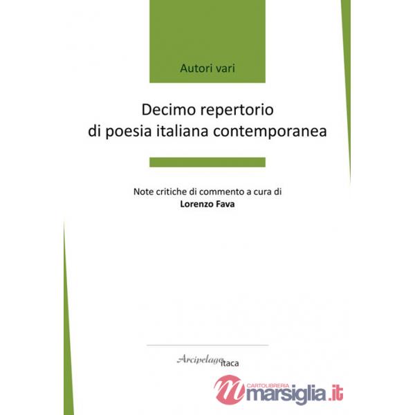 Decimo repertorio di poesia italiana contemporanea