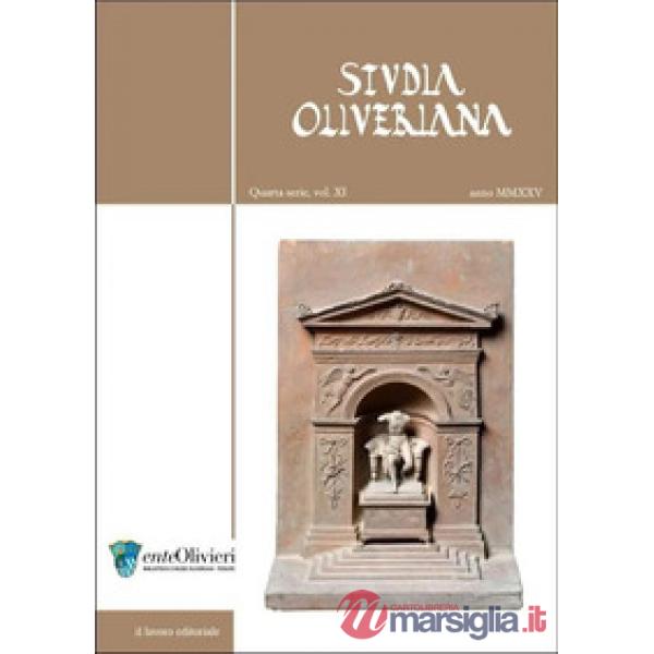 Studia Oliveriana. Quarta serie (2025). Vol. 11