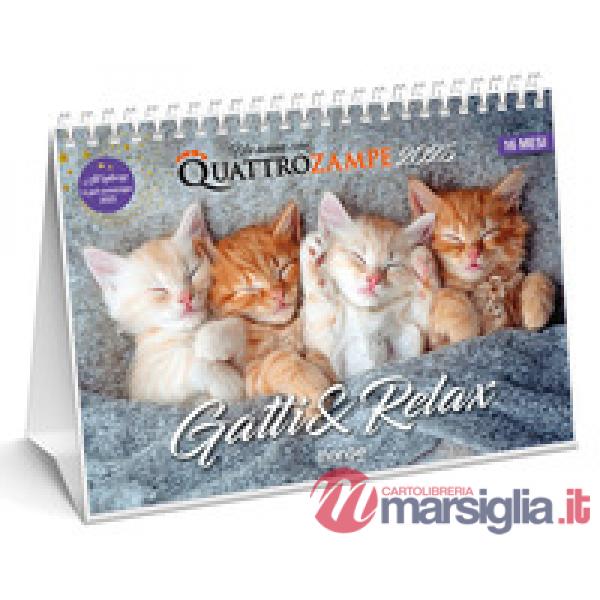 Gatti & relax. Calendario da tavolo 16 mesi