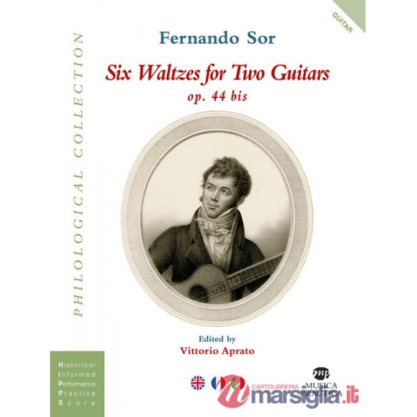 Six waltzes for two guitars. Ediz. italiana, inglese e francese