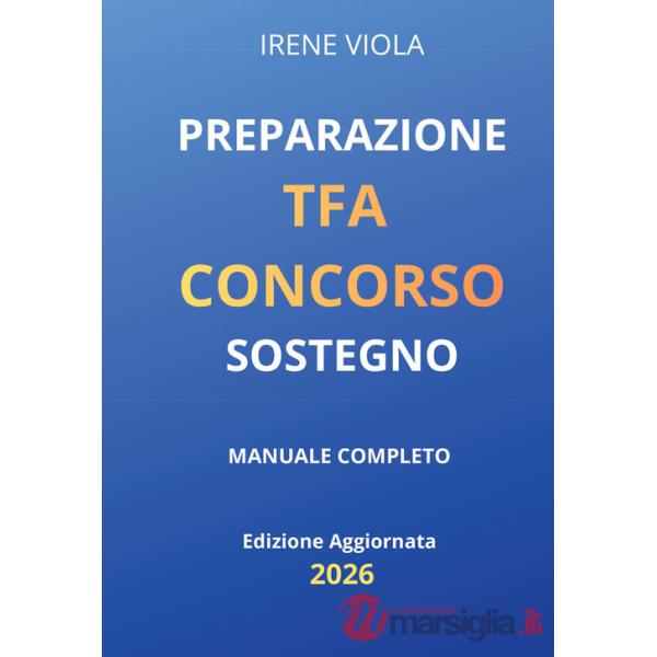 Preparazione TFA Concorso sostegno manuale completo edizione aggiornata 2026