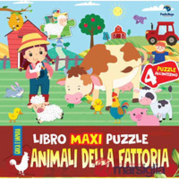 Animali della fattoria. Libro maxi puzzle. Ediz. a colori
