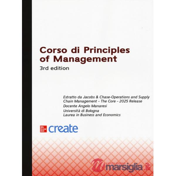 Corso di principles of management